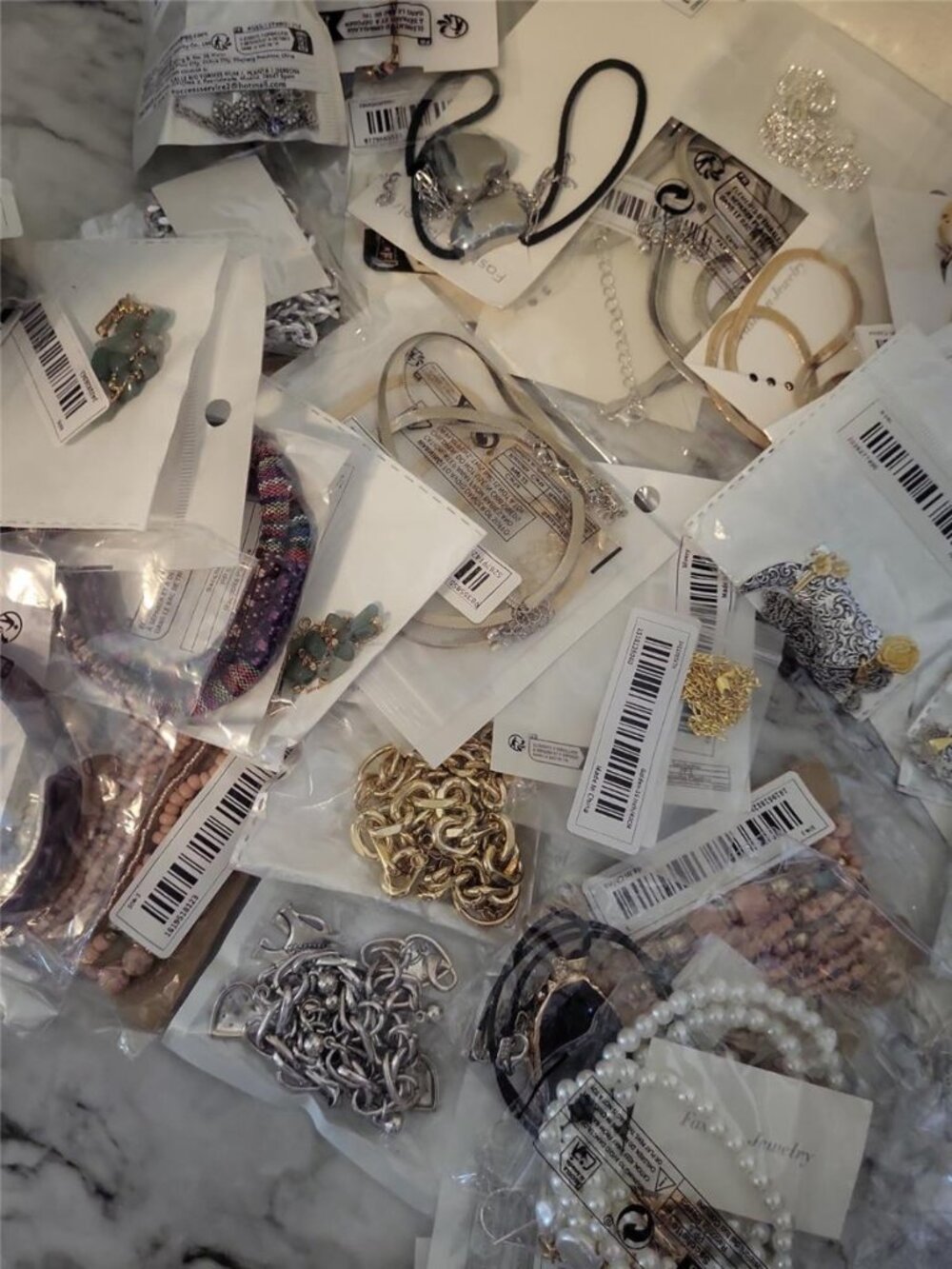 2LB Fashion Jewelry Wholesale Reseller Lot New - Picture 4 of 11